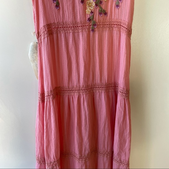 Arrata silent journey - Anthropologie bohemian pink sleeveless maxi - Picture 6 of 14